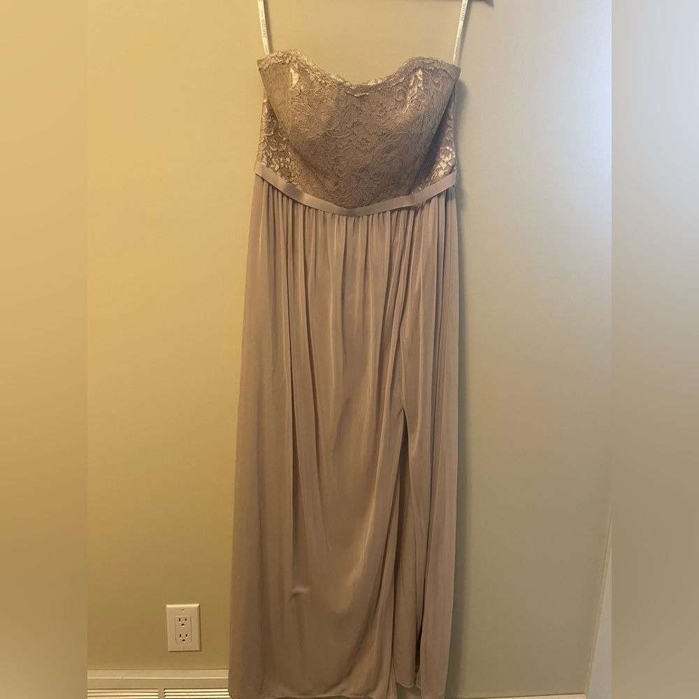 ✨David’s Bridal Champagne Dress👗 - Size 12